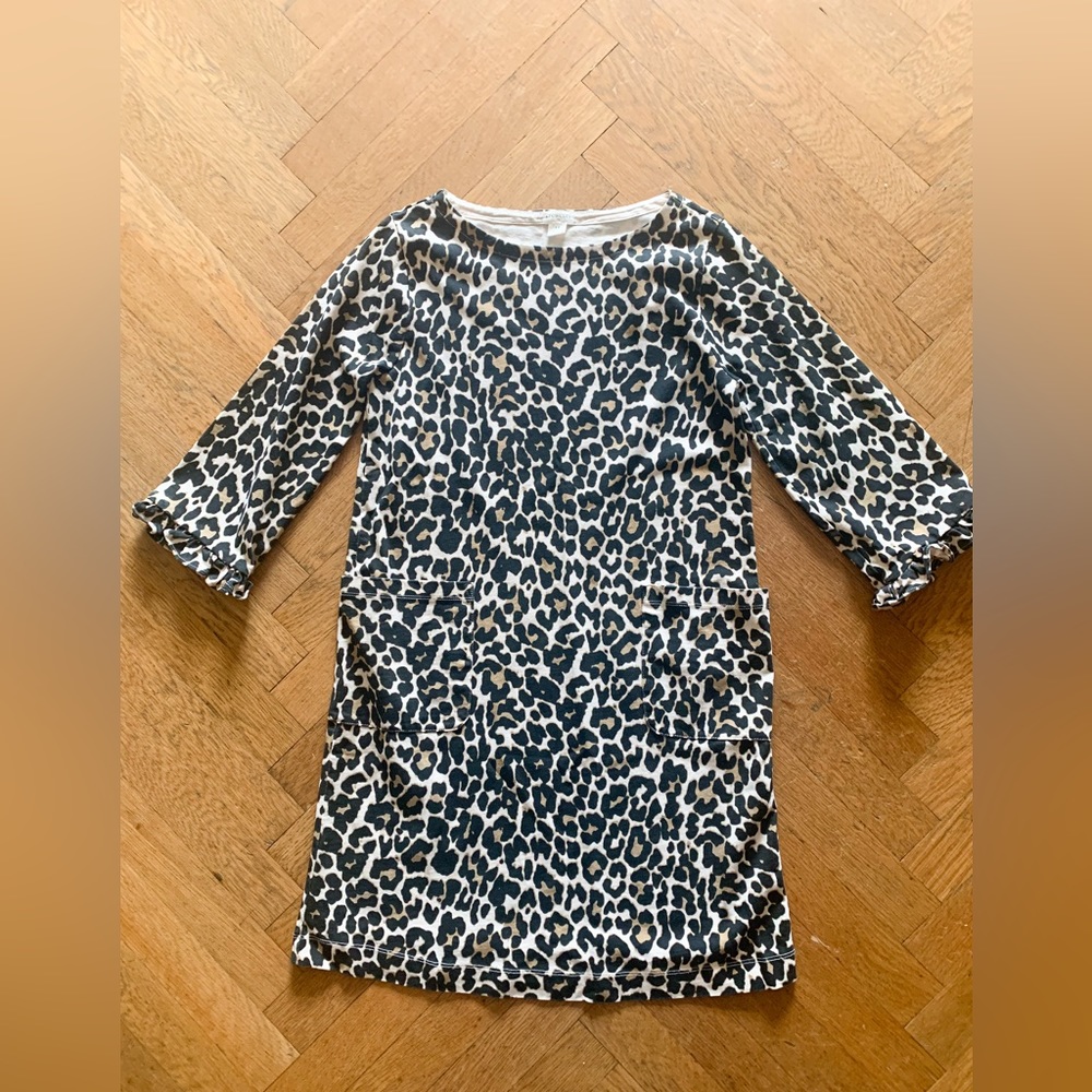 Crewcuts J.Crew Cotton Leopard Print Dress size 14